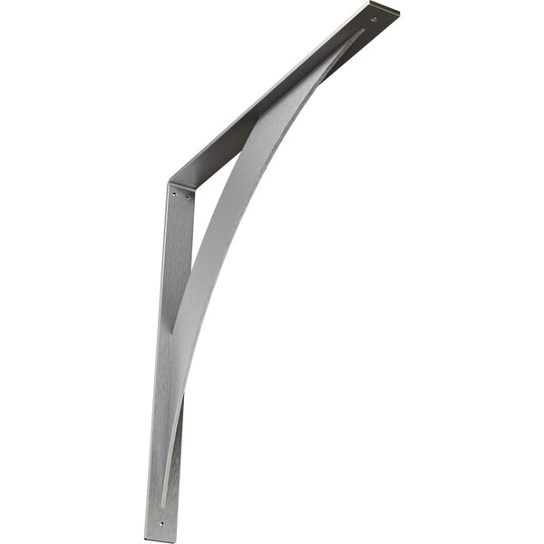 Ekena Millwork Legacy Steel Bracket, Stainless Steel 2"W x 24"D x 24"H BKTM02X24X24LESS - main